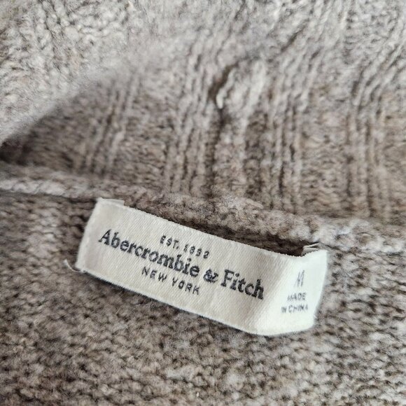 Abercrombie & Fitch‎ Aztec Southwestern Open Cardigan Sweater Womens sz M - Picture 5 of 12